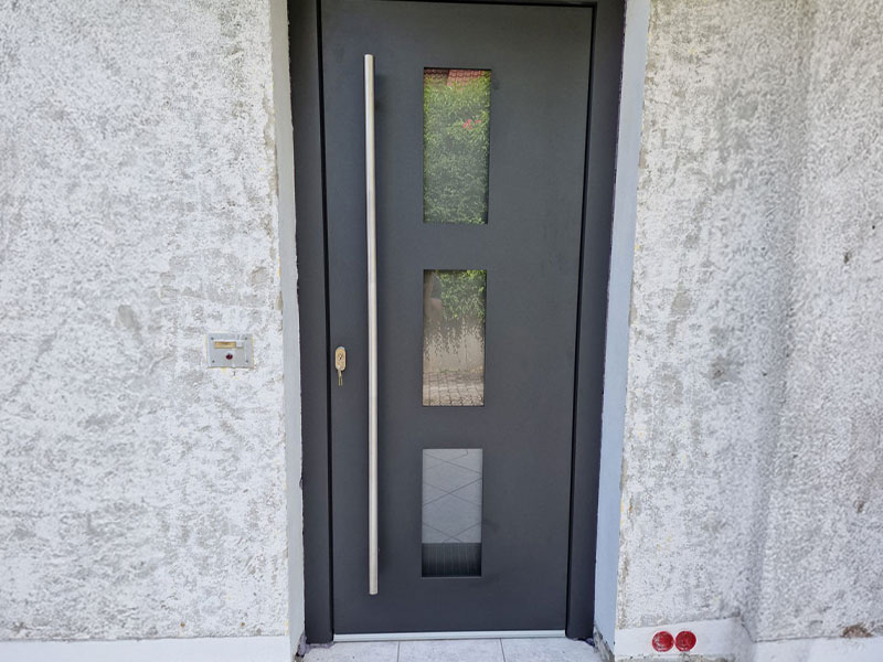 Haustür mit 3 Gläsern