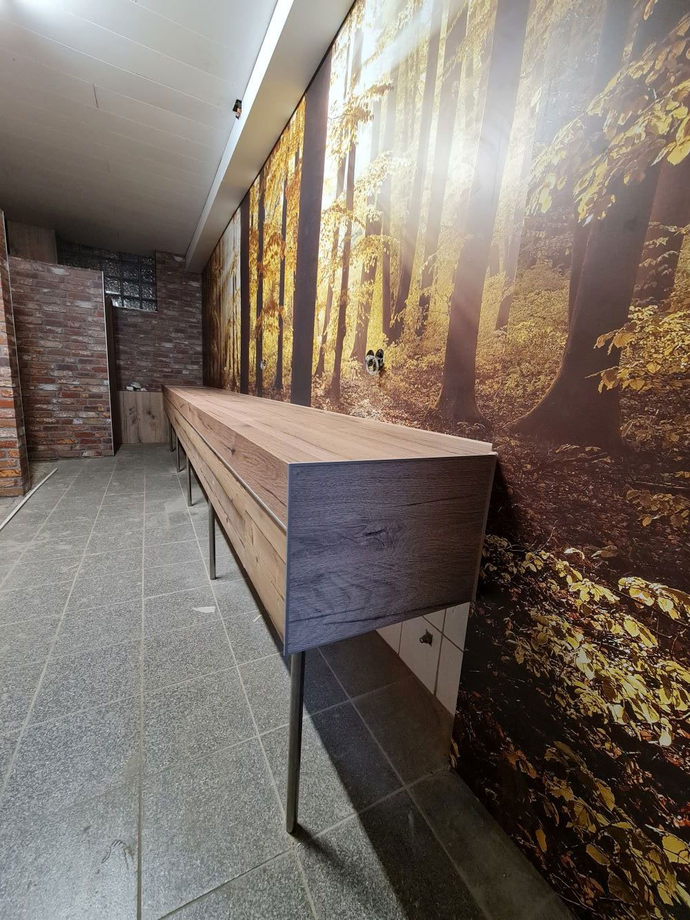 Wandverkleidung Campinglatz